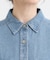 【S-LL】ロングシーズン活躍 デニムシャツワンピース