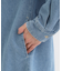 【S-LL】ロングシーズン活躍 デニムシャツワンピース