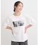 五分袖プリントTシャツ