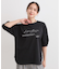 五分袖プリントTシャツ