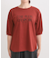 五分袖プリントTシャツ