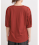 五分袖プリントTシャツ