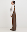 【S-LL】大人カジュアルに ベアトップ風 キャミサロペット
