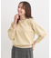 さらっとボリューム袖ニット