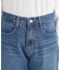 【SS-LL】脚のラインを拾いにくい デニムワイドパンツ