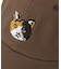 アニマル刺繍キャップ