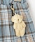 【100-150cm】クマチャーム付きプリーツスカート