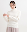 【洗濯機可】ちくちくしにくい やわらかリブタートルネックニット