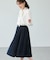 【洗濯機可/着丈選べる】軽やかプリーツスカート