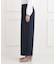 【洗える／イージーケア／ストレッチ】きちんと楽に。カットジョーゼットワイドパンツ
