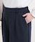 【洗える／イージーケア／ストレッチ】きちんと楽に。カットジョーゼットワイドパンツ