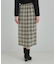 【S-LL】大人レディな着こなしに シャギーチェックスカート【SHOO WARM】