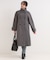 【S-LL】大人のきれいめスタイルに ウール調スタンドロングコート