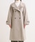 【S-LL】大人のきれいめスタイルに ウール調スタンドロングコート