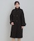 【S-LL】大人のきれいめスタイルに ウール調スタンドロングコート