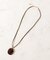 スエード紐＆スネークモチーフネックレス