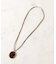 スエード紐＆スネークモチーフネックレス