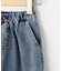 【100-150cm】デニムジョグパンツ