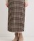 チェックプリーツスカート
