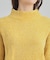 ラメベロアモールモックネックニット