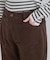 コーデュロイ ワイドストレートパンツ