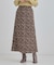 花柄スカート
