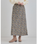 花柄スカート