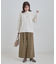 【あったか】チェック柄ワイドパンツ