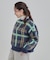 チェック柄ふわふわニット