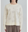 【S‐LL】大人上品な レトロフラワーニット