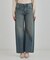 【SHOO・LA・RUE DENIM】体型カバーにも バギーワイドパンツ