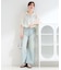 【SHOO・LA・RUE DENIM】体型カバーにも バギーデニムワイドパンツ