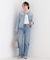 【SHOO・LA・RUE DENIM】大人のための ストレッチ コンパクトデニムジャケット