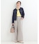 【SHOO・LA・RUE DENIM/S-LL/高レビュー】大人のための ノーカラーデニムジャケット