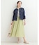 【SHOO・LA・RUE DENIM/S-LL/高レビュー】大人のための ノーカラーデニムジャケット
