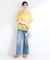 【SHOO・LA・RUE DENIM/SS-LL】程よい厚みの ストレートデニムパンツ（10.5オンス）