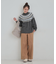 配色が大人かわいい　フェアアイル柄求心ニット