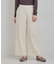 あったかカットツイルワイドパンツ