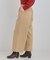 あったかカットツイルワイドパンツ