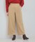 あったかカットツイルワイドパンツ