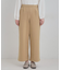 あったかカットツイルワイドパンツ