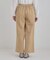 あったかカットツイルワイドパンツ
