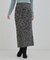 【S-LL】シンプルコーデが引き立つ レオパード柄ニットナロースカート