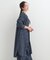 【ライトオンスデニム/S-LL】体型カバーにも ロングデニムシャツワンピース