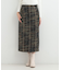 ラメツイードナロースカート