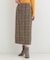 ラメツイードナロースカート