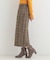 ラメツイードナロースカート