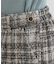 【2点セット/S-LL】着るだけで決まる クラシカルなツイード調 チェック柄セットアップ