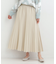スウェードライクプリーツスカート