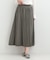 スウェードライクプリーツスカート